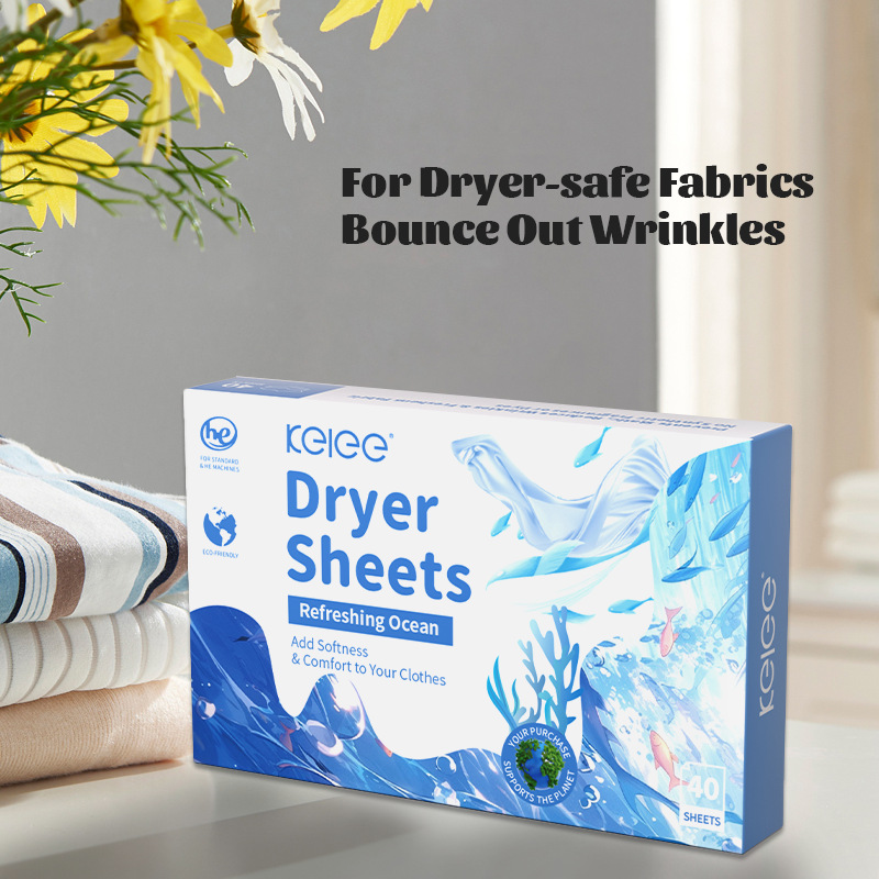 Eco-Friendly Scent Booster Sheets Long-Lasting 3-in-1 Softener  Anti-Static Strips