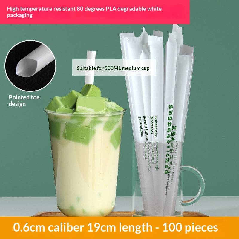 Disposable PLA Eco-friendly Biodegradable Straws