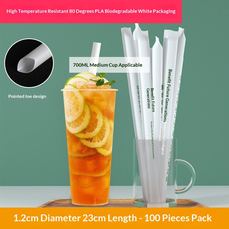 Disposable PLA Eco-friendly Biodegradable Straws