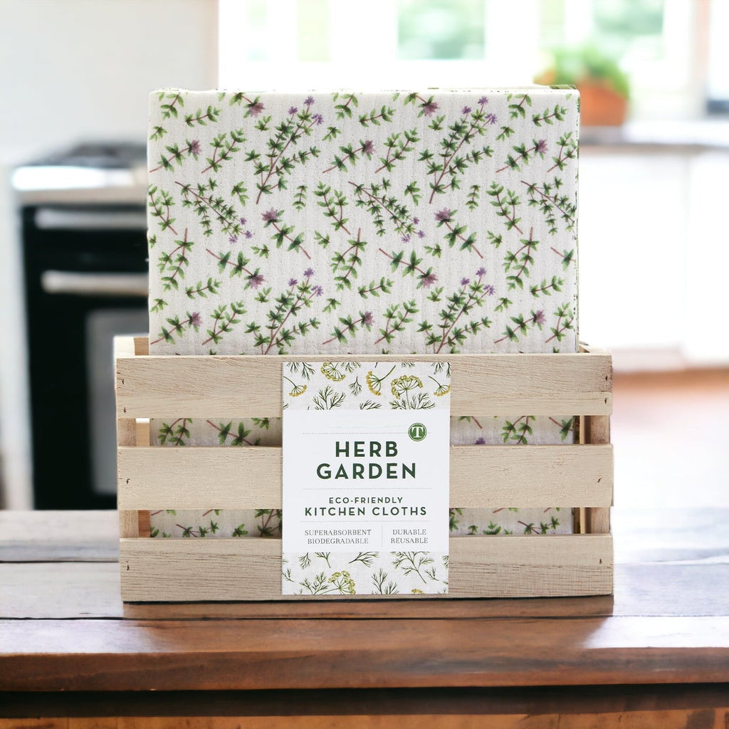 Herb Garden Biodegradable Dish Cloth