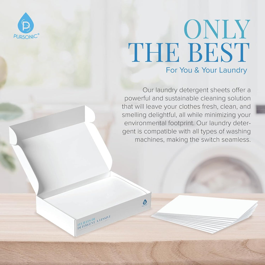 Natural Laundry Detergent Sheets — Fresh Linen