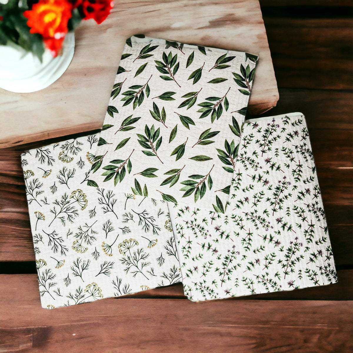 Herb Garden Biodegradable Dish Cloth