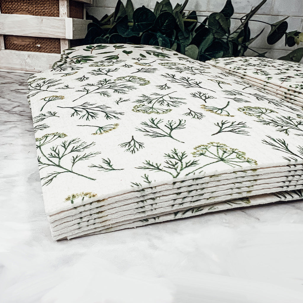 Herb Garden Biodegradable Dish Cloth