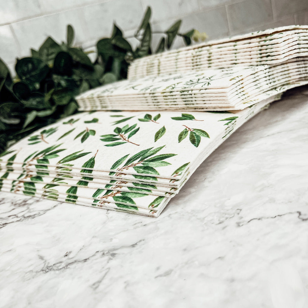 Herb Garden Biodegradable Dish Cloth