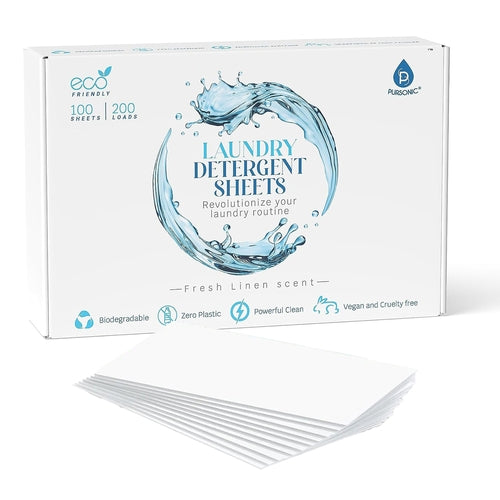 Natural Laundry Detergent Sheets — Fresh Linen