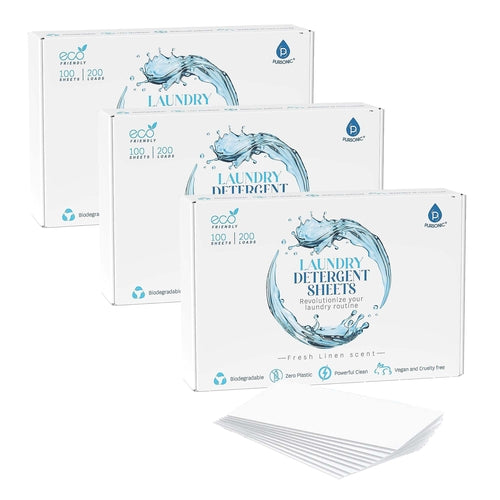 Natural Laundry Detergent Sheets — Fresh Linen