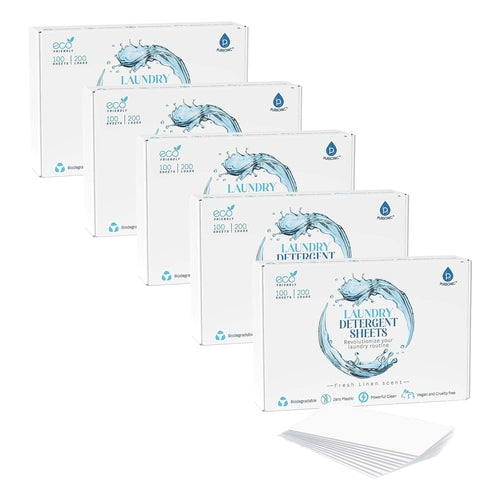 Natural Laundry Detergent Sheets — Fresh Linen