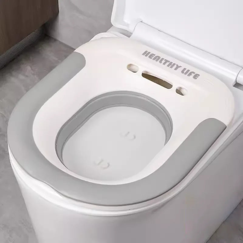 Electric Sitz Bath Tub Basin Bidet Foldable Bathroom Cleansing Steam Seat for Cleaning Soothes Hemorrhoids Postpartum Care
