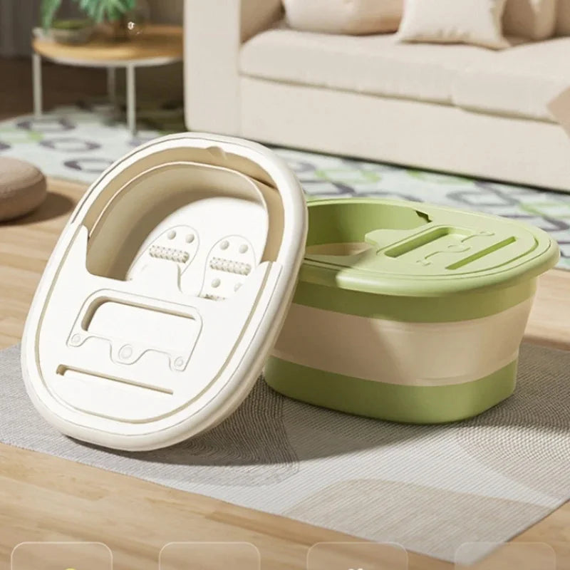 Portable Foldable Foot Bath Tub Plastic Space-saving Design Needed For Bedroom Use Bathroom Accessories Adult Folding Bathtub