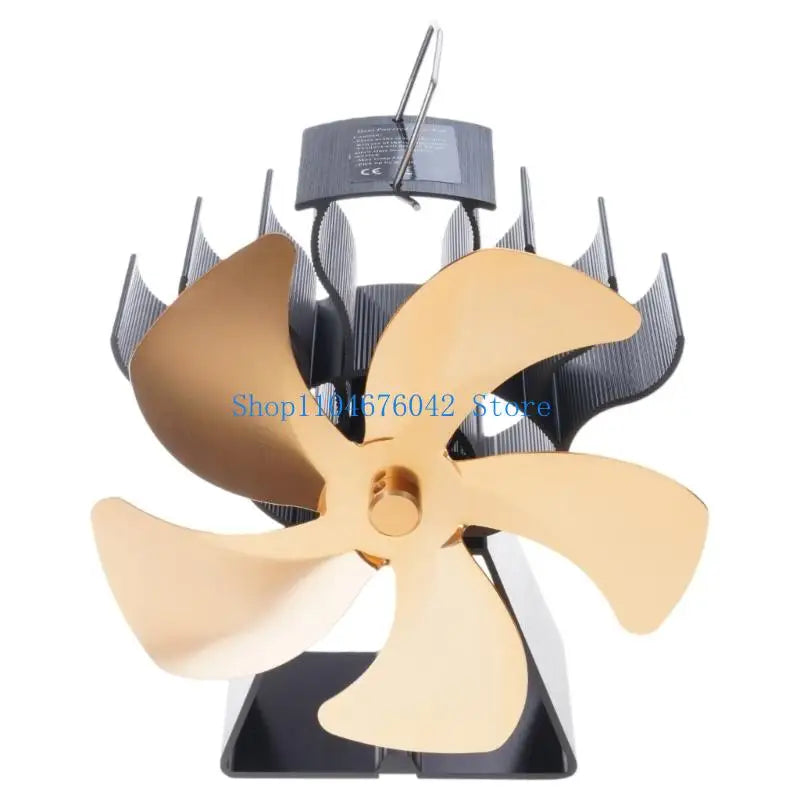 652F Eco Friendly Fireplace Fan Stove Fan for Wood Log for Burner Fireplace Increases