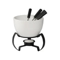 Eco-Friendly Ceramic Bowl with 4 Matching Forks Durable, Fade-Resistant, Perfect for Everyday Dining and Entertaini