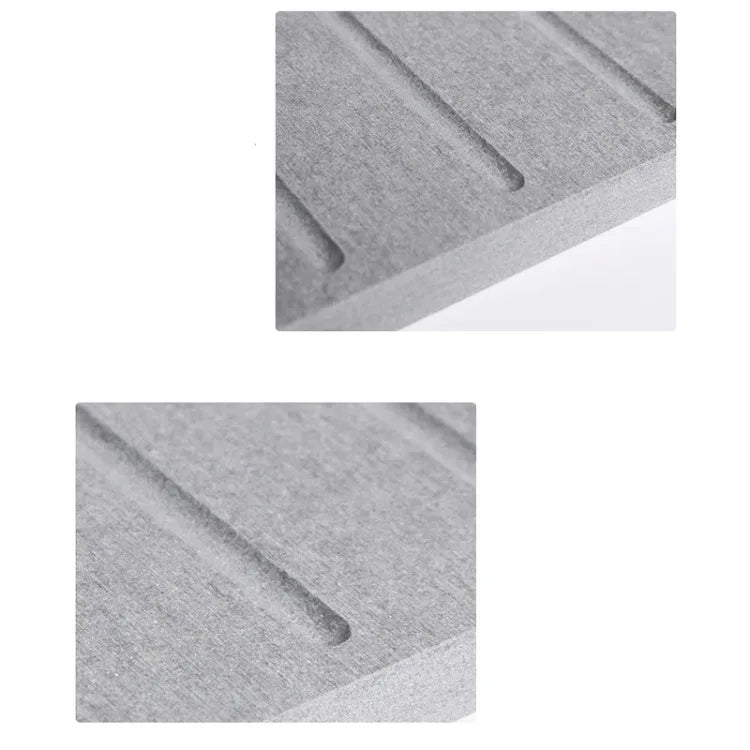 Diatomite Mud Soap Dish Quick Dry Bathroom Countertop Absorbent Pad Rectangular Toiletries Holder Supplies