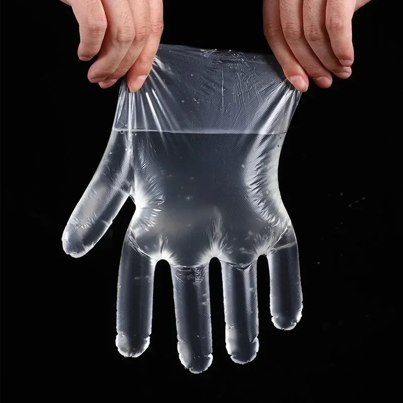 Eco-friendly Disposable Gloves Garden Household Restaurant BBQ Clear Multi-functional Gloves Food Grade New