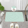 Bath Drying Mat Diatom Mud Soft Mat Toilet Door Non slip Mat Water Absorption Quick Drying Diatomite Shower Mat