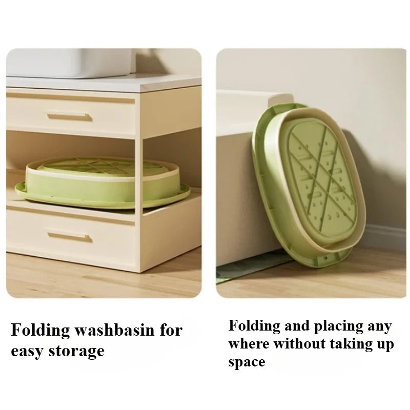 Portable Foldable Foot Bath Tub Plastic Space-saving Design Needed For Bedroom Use Bathroom Accessories Adult Folding Bathtub