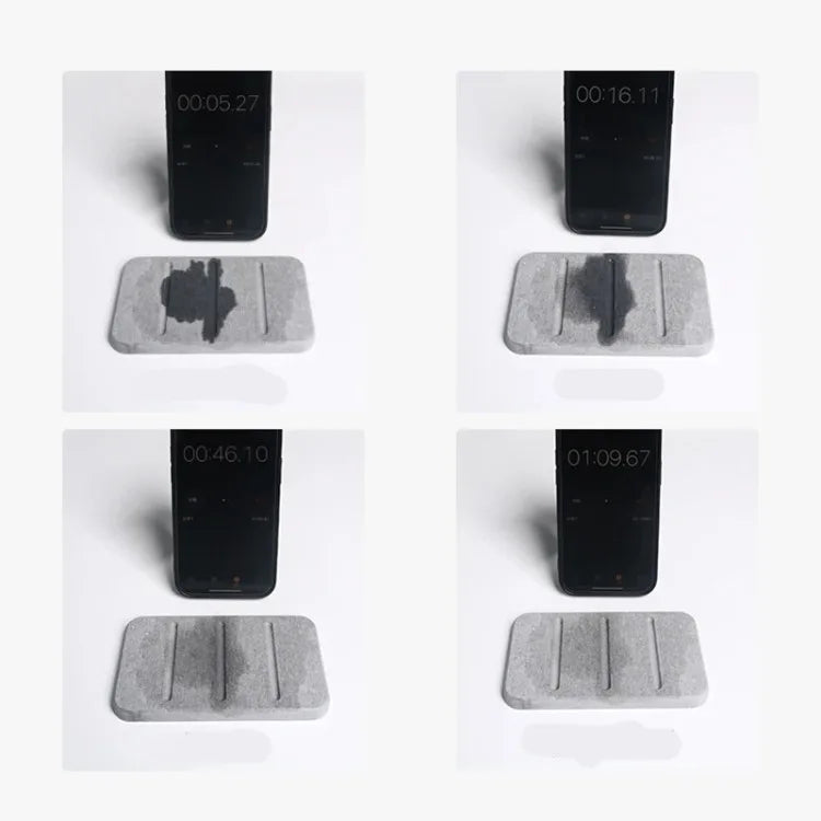 Diatomite Mud Soap Dish Quick Dry Bathroom Countertop Absorbent Pad Rectangular Toiletries Holder Supplies