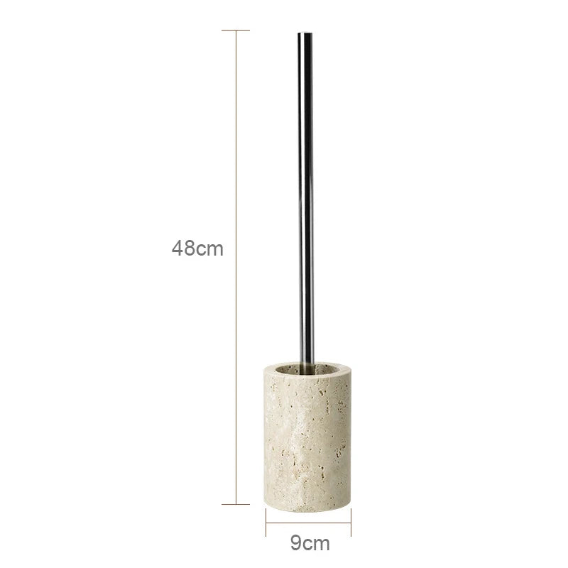 Beige Travertine Bathroom Accessories Set Natural Marble Soap Dispenser Soap Dish Reed Diffuser Vanity Tray Bathroom Set