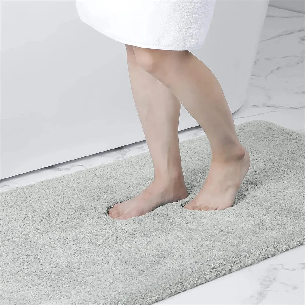 Simple Bathroom Luxury Carpets, Water-Absorbing Bath MATS, Shower MATS, Floor Protection MATS, Home Decorations