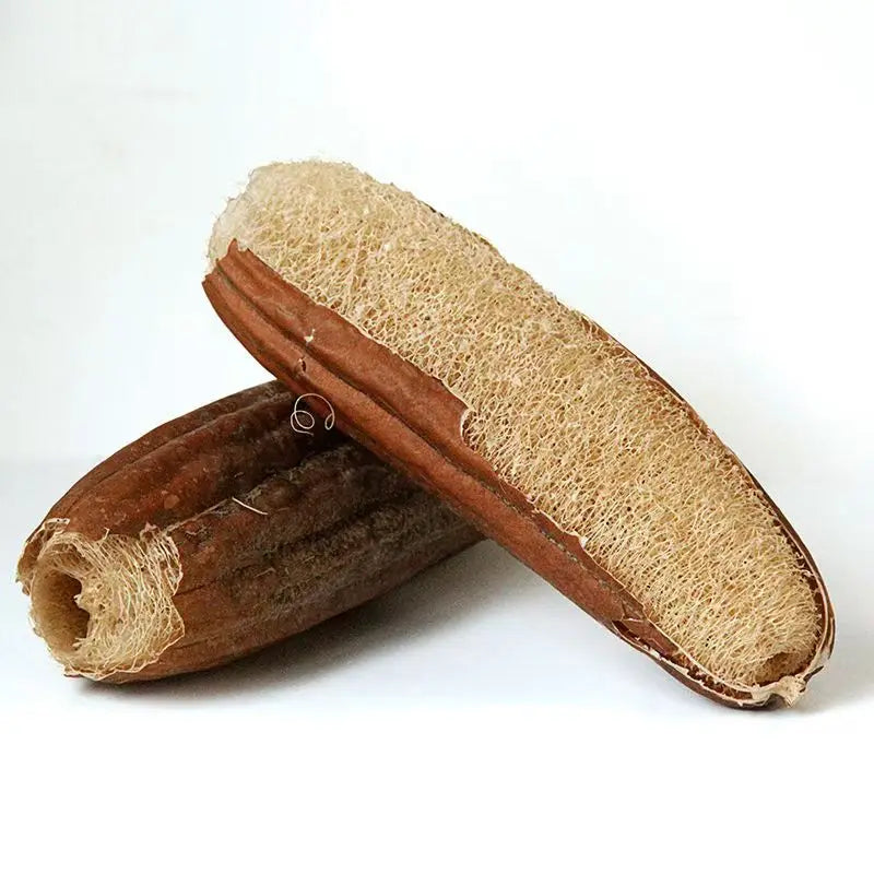 Eco-friendly A Whole Natural Loofah with Peel Loofah Sponge for Household Cleaning tool Natural Shower Loofah Sponge Scrubber