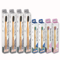 Bamboo Toothbrush Family Pack - 8 Pack Biodegradable Toothbrushes
