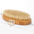 Natural Bristle Bath Brush Exfoliating Wooden Body Massage Shower Brush SPA Woman Man Skin Care Dry Body Brush