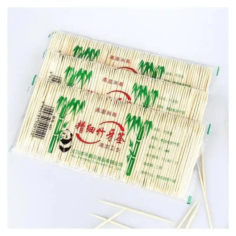 1Pack Bamboo Toothpicks Oral Wooden Tooth Pick Care Bamboo Products Chinese Style Toothpicks