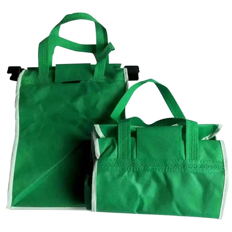 Eco Friendly Trolley Tote Supermarket Shopping Bag Thicken Cart Bags Large Capacity Handbags Foldable Reusable Cart Bag