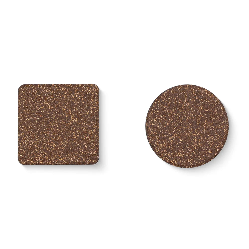 Eco-friendly Tea Dregs Cork Coasters Heat Insulation Anti-scald  Non-slip  Coaster Table Decoration and Accessories
