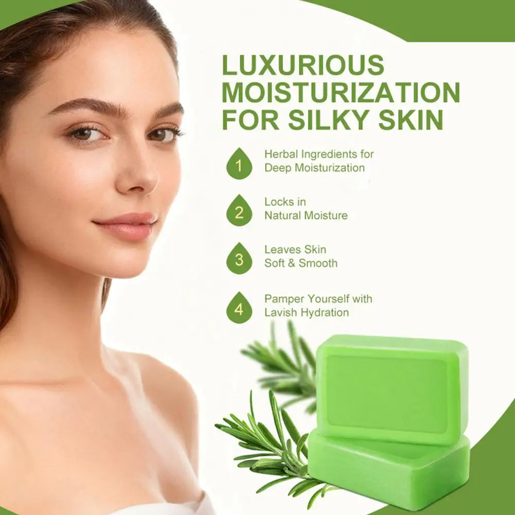 100G Tea Tree Soap, Handmade Soap Bar with Tea Tree Oil, Natural Soaps for Body Skin Cleaning,Gentle Exfoliating Bar Soap care