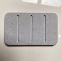 Diatomite Mud Soap Dish Quick Dry Bathroom Countertop Absorbent Pad Rectangular Toiletries Holder Supplies