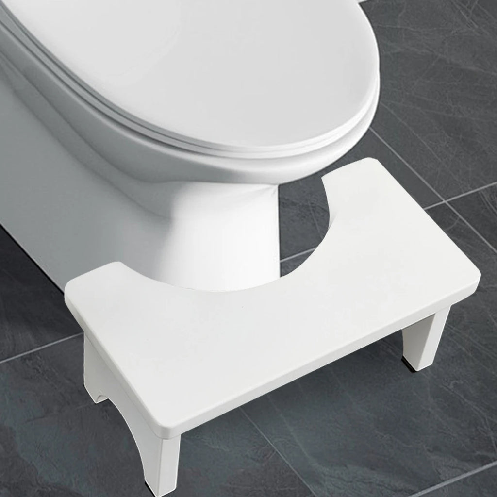 Bamboo Toilet Stool Squat Adult,Portable Toilet Potty Stool,Constipate Helper Stool For Bathroom,Curved Build, Bump-Proof