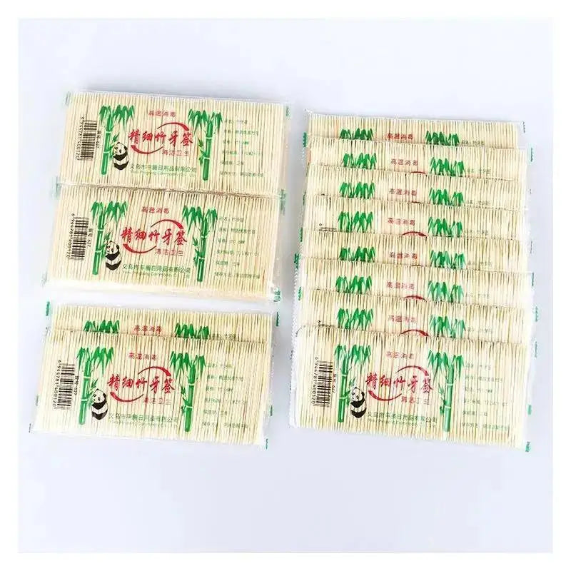 1Pack Bamboo Toothpicks Oral Wooden Tooth Pick Care Bamboo Products Chinese Style Toothpicks