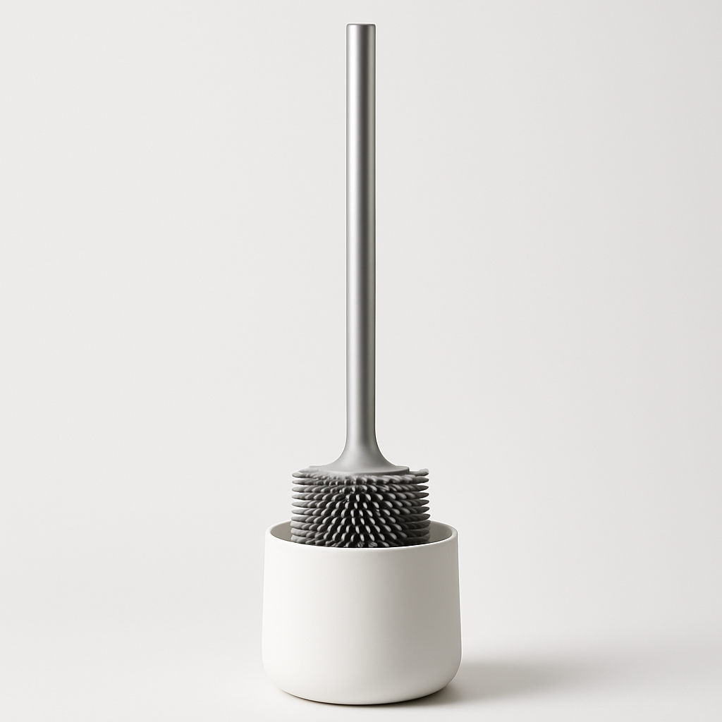 Silicone Long-Handle Toilet Brush