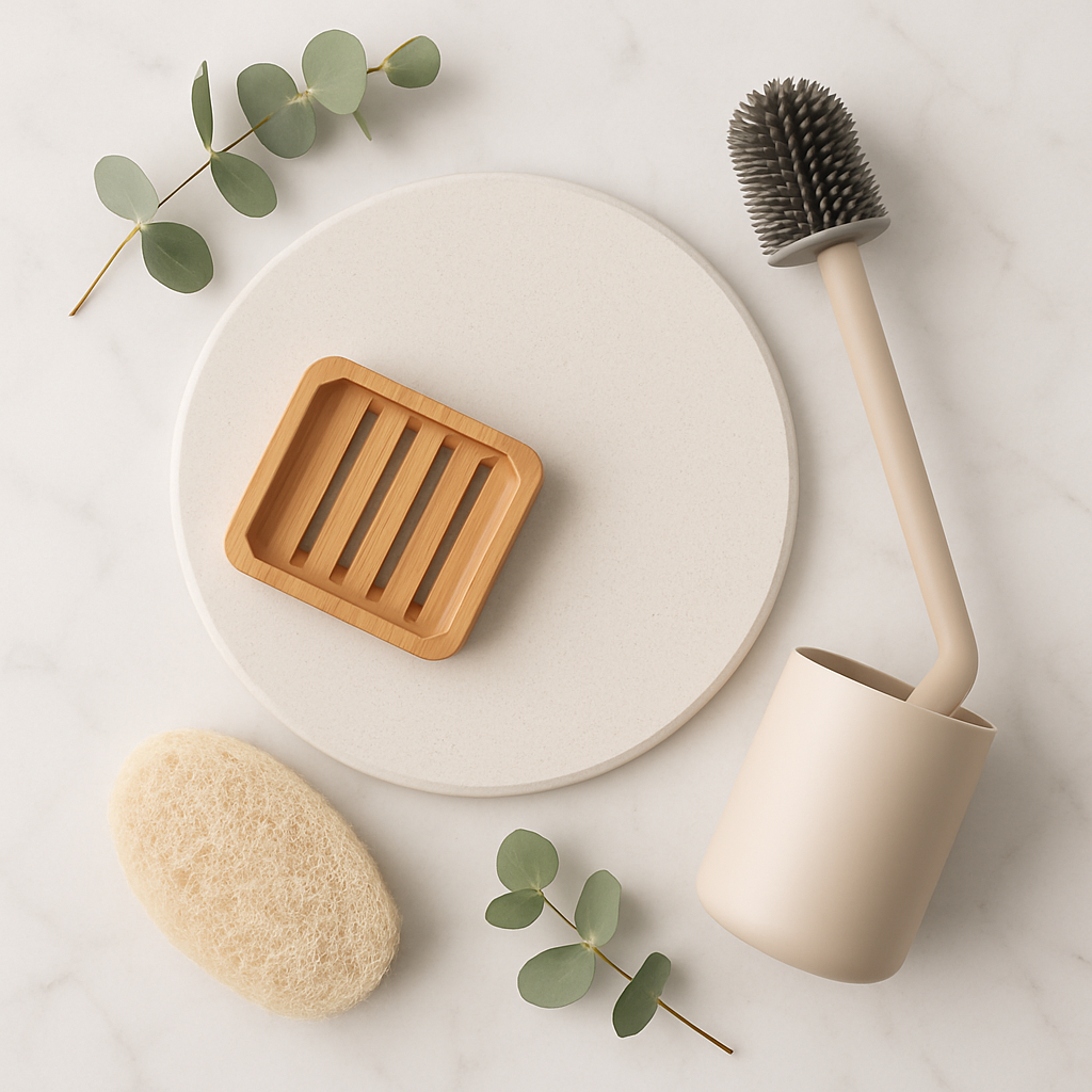 Complete Bathroom Upgrade Bundle flat lay