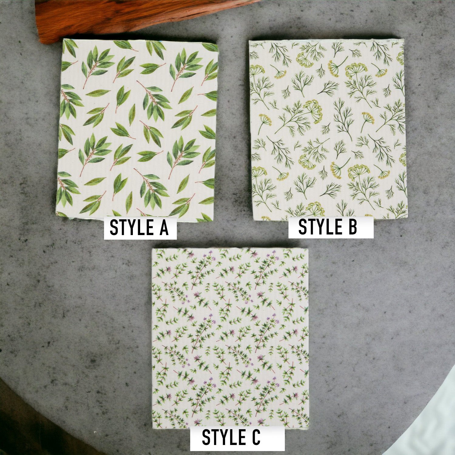 Herb Garden Biodegradable Dish Cloth